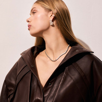 Srebrny naszyjnik żmijka Gravity