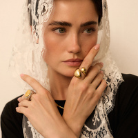 Złoty pierścionek Lira N°3