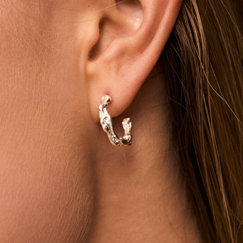 Srebrne kolczyki AQUA