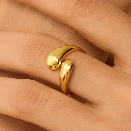 Złoty regulowany pierścionek Gemini N°3