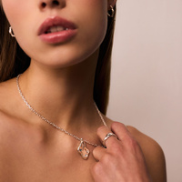 Srebrny naszyjnik AQUA