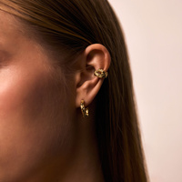 Złote kolczyki AQUA