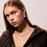 Srebrny naszyjnik żmijka Gravity