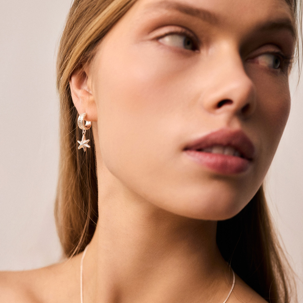 Srebrne kolczyki CELESTE