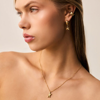 Złote kolczyki CELESTE