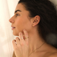 Złoty pierścionek Tears of Silver