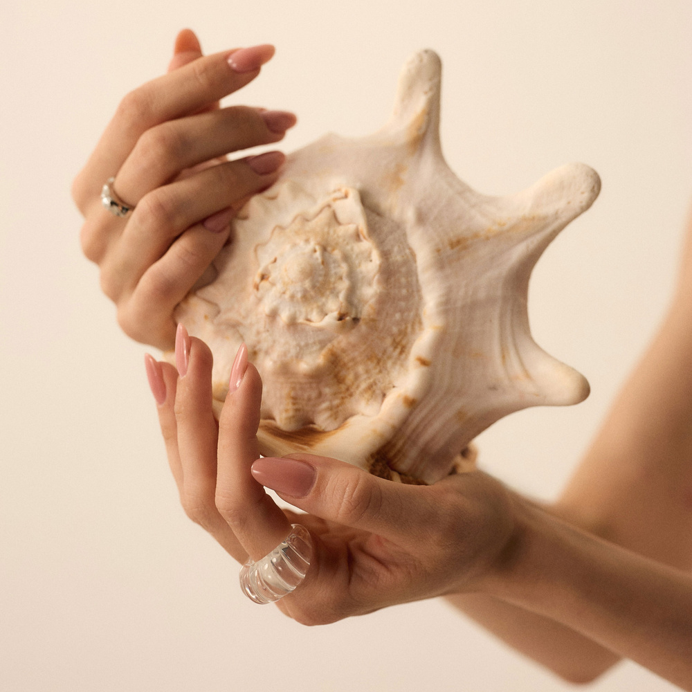 Pierścionek z żywicy epoksydowej Musa Ice