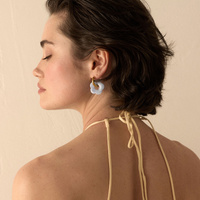 Złote kolczyki Fiore Sky