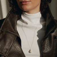 Srebrny naszyjnik Baroque Pearl