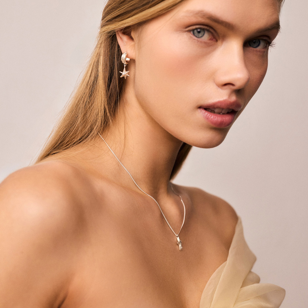 Srebrne kolczyki CELESTE