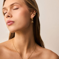 Złote kolczyki CELESTE