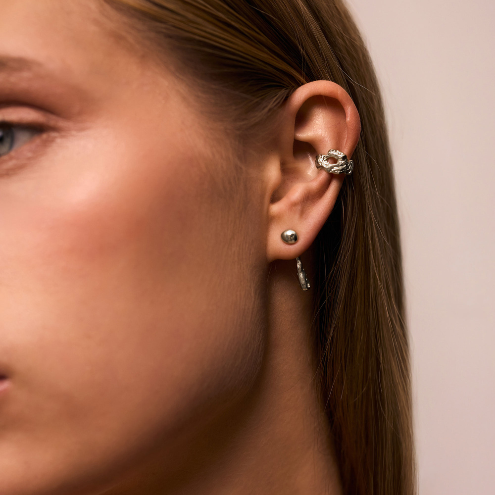 Srebrna nausznica AQUA