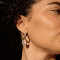 Srebrne kolczyki Love Lock