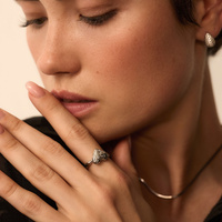 Srebrny pierścionek Heart