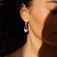 Srebrne kolczyki Love Lock