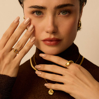 Złoty pierścionek z oczkiem tygrysim Mystic