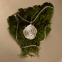 Srebrny naszyjnik SPIRAL