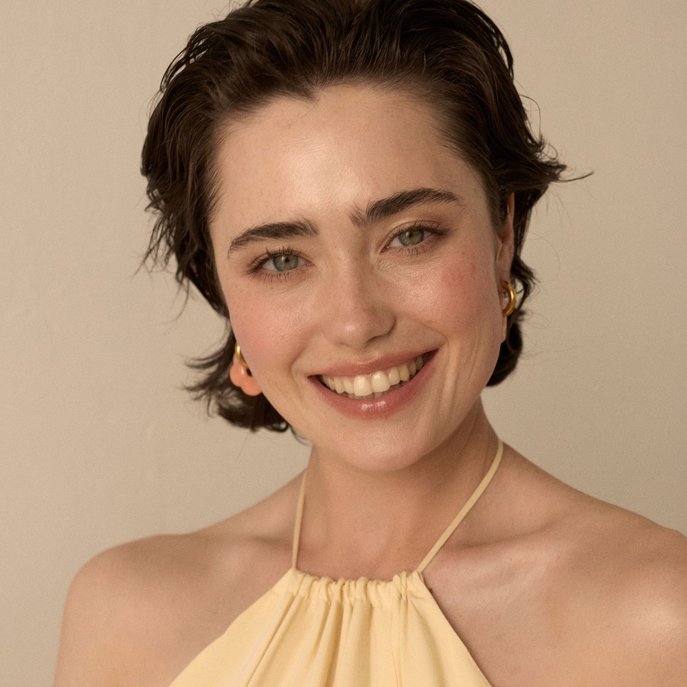 Złote kolczyki Fiore Peach