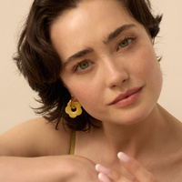 Złote kolczyki Fiore Butter