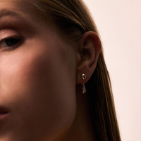 Srebrne kolczyki DRIP