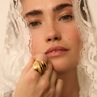 Złoty pierścionek Lira N°3