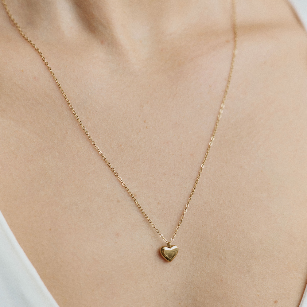 Złoty naszyjnik Heart