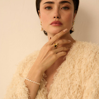 Bransoletka z pereł naturalnych Golden N°2 