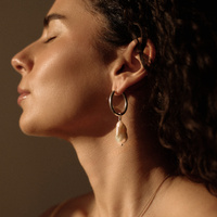 Srebrne kolczyki Baroque Pearl