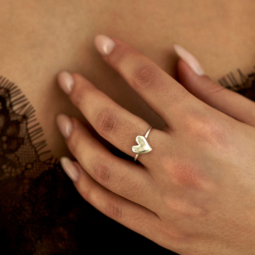 Srebrny pierścionek Mini Heart