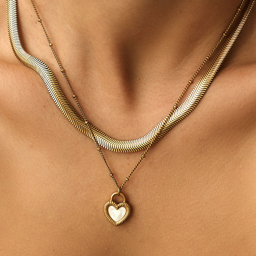 Złoty naszyjnik Pure Heart