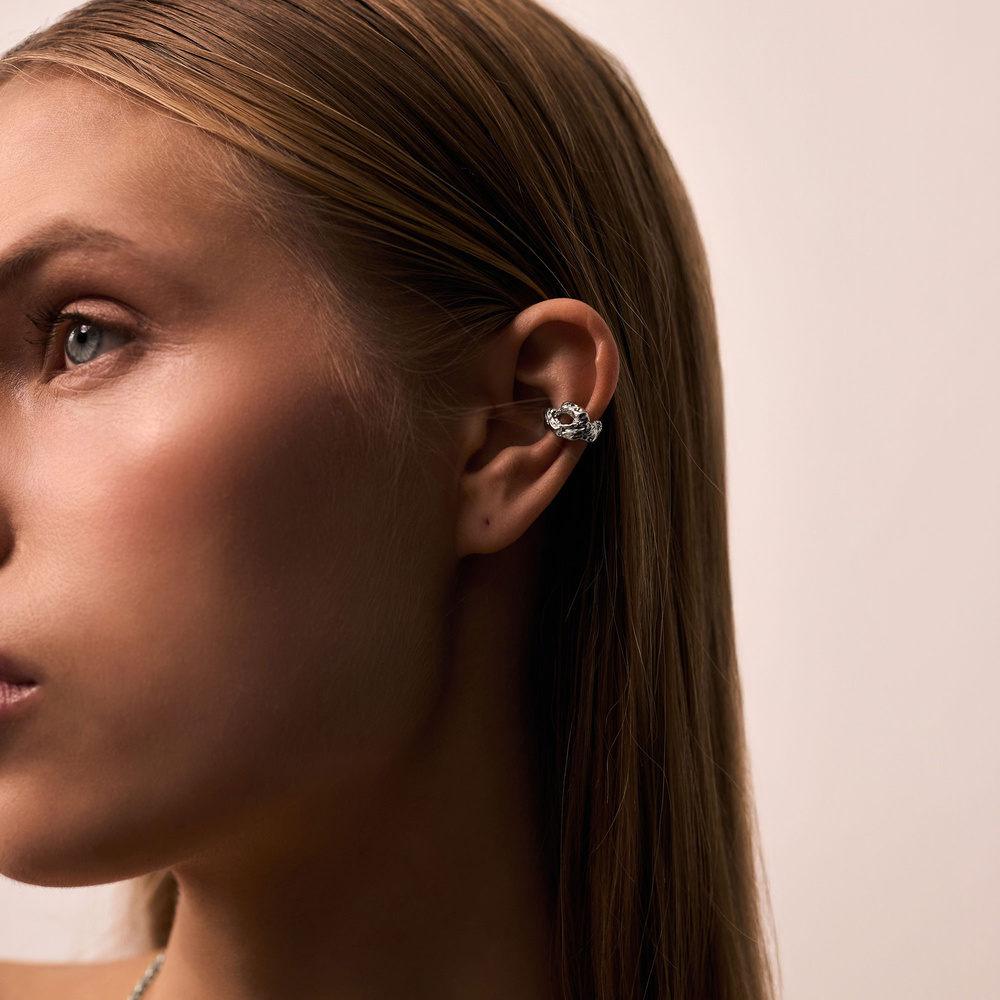 Srebrna nausznica AQUA