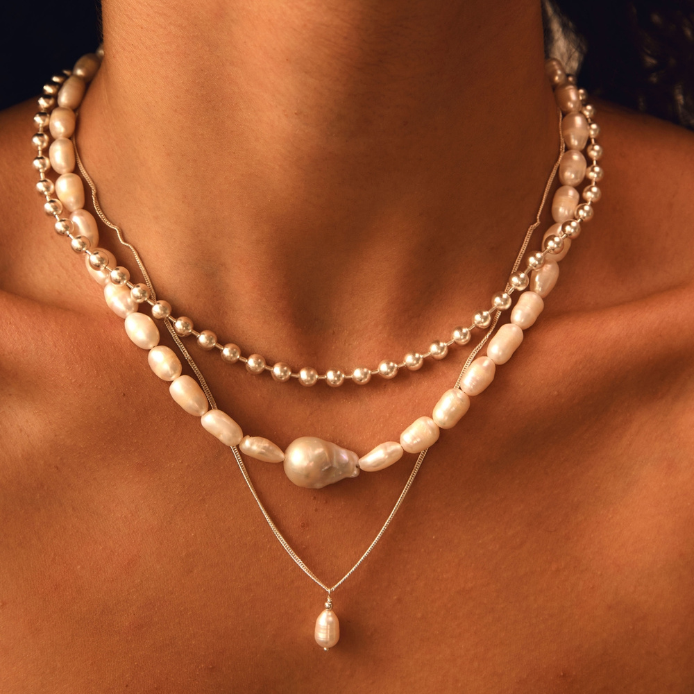 Naszyjnik z naturalnych pereł Wish