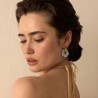 Złote kolczyki Fiore Sky