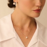 Złoty naszyjnik z perłą Pearl Chain N°3