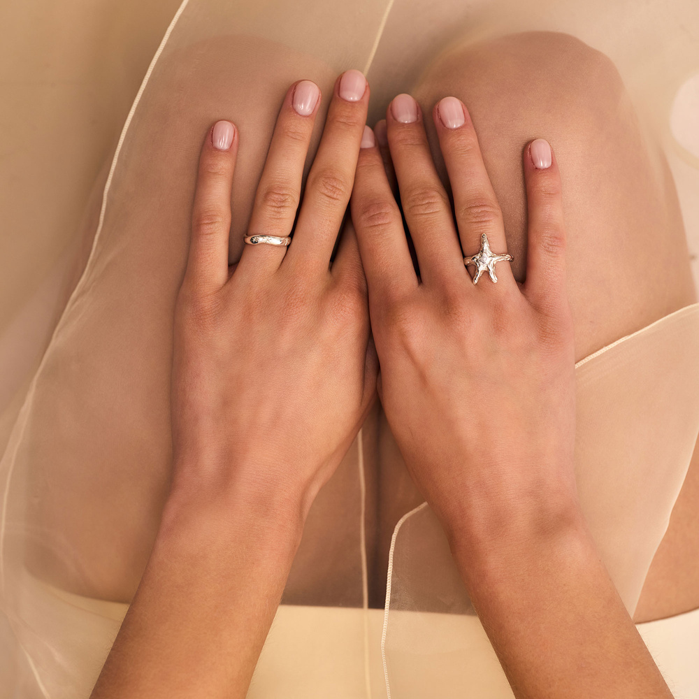 Srebrny pierścionek STARLIGHT