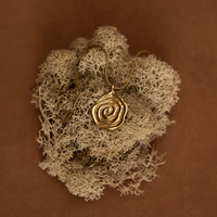 Złoty naszyjnik SPIRAL