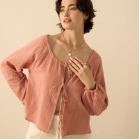 Złoty regulowany pierścionek Pearl Heart