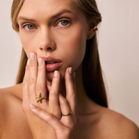 Złoty pierścionek STARLIGHT 