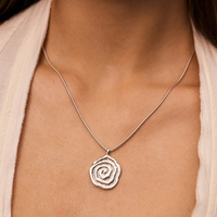 Srebrny naszyjnik SPIRAL