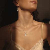 Srebrny naszyjnik Love Lock