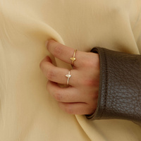 Złoty pierścionek Tears of Silver