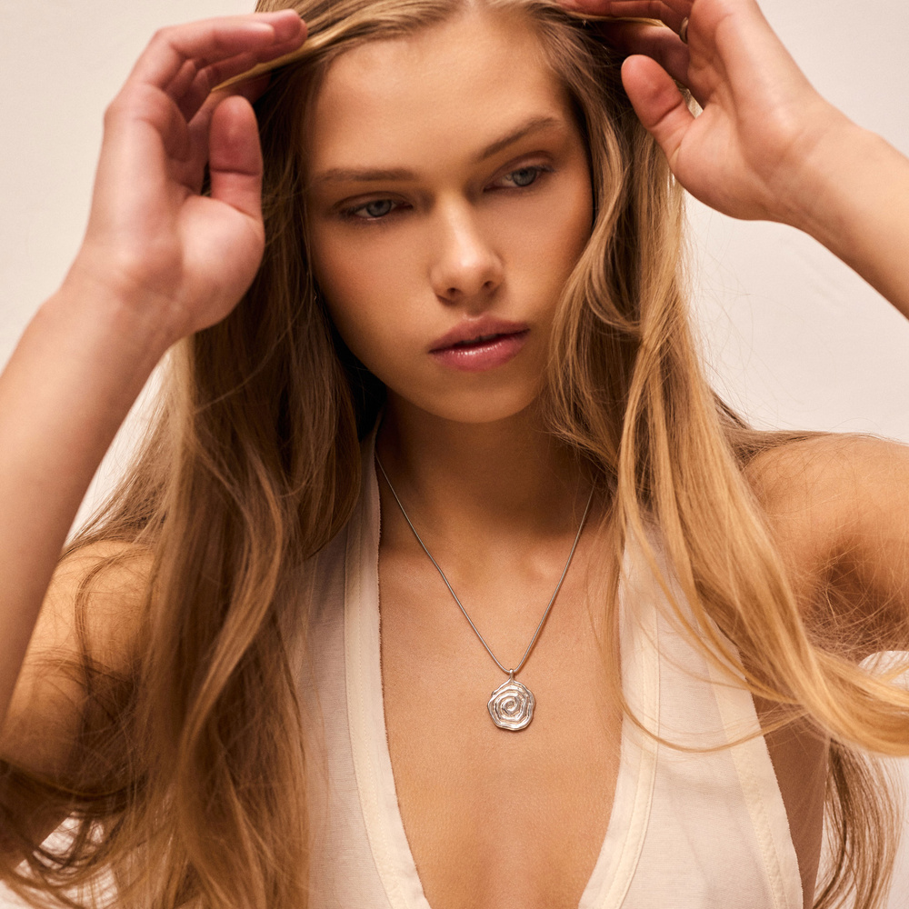 Srebrny naszyjnik SPIRAL