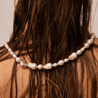 Srebrny naszyjnik perły SPONGIA