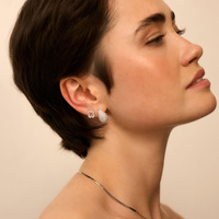 Srebrne kolczyki łezki z cyrkoniami (srebro 925)