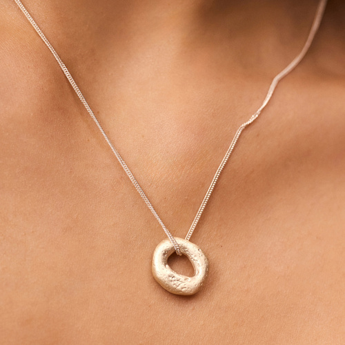 Srebrny naszyjnik PEBBLE