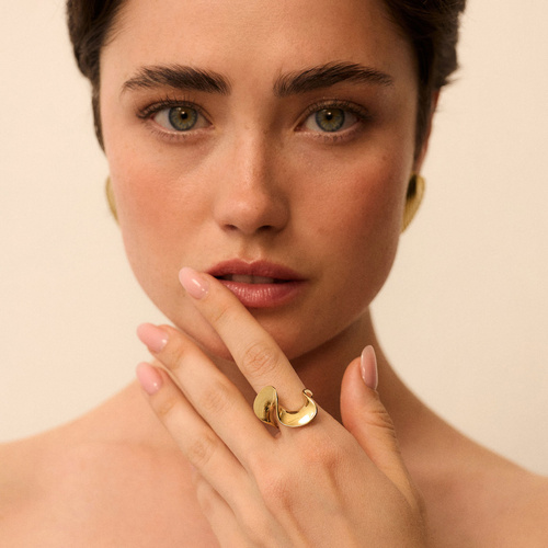 Złoty pierścionek Celeste