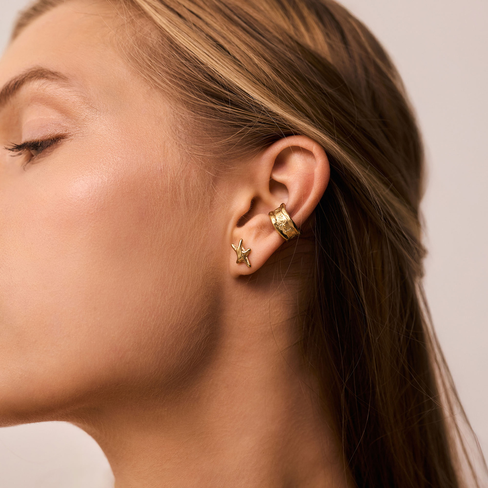 Złote kolczyki STARLIGHT