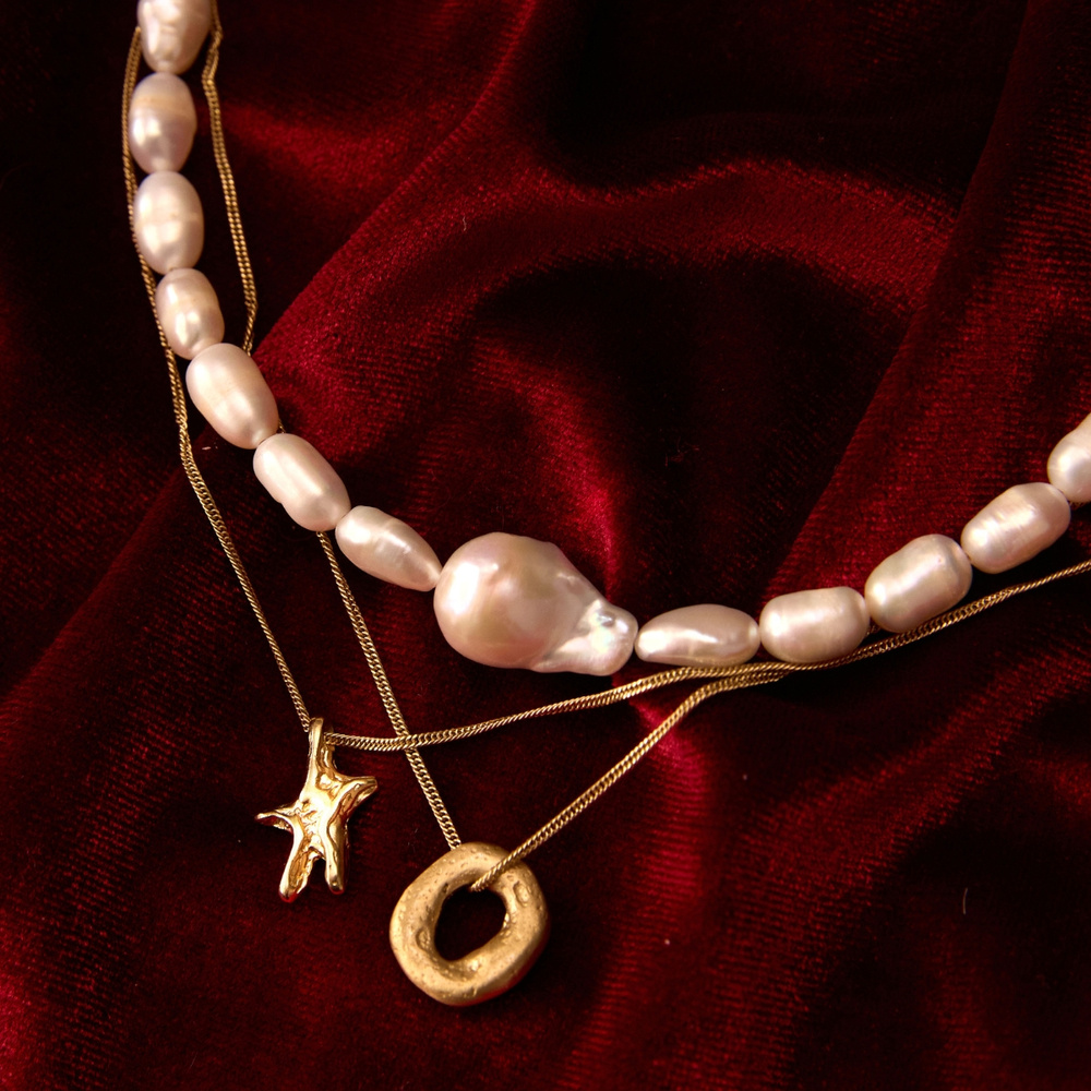 Naszyjnik z naturalnych pereł Wish