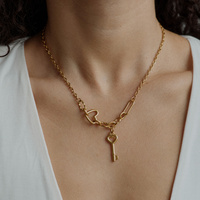 Złoty naszyjnik Lovers