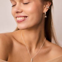 Srebrne kolczyki CELESTE